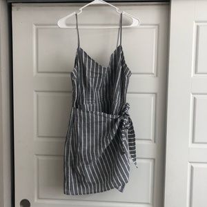 Abercrombie Striped Wrap Dress